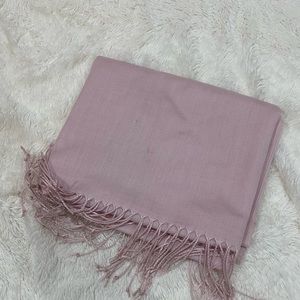 Rose pink pashmina style wrap
